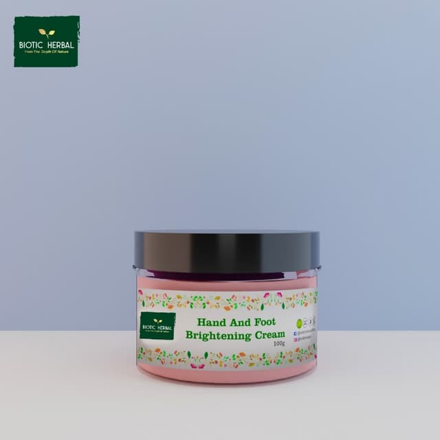 Biotic Herbal Hand And Foot Brightening Cream